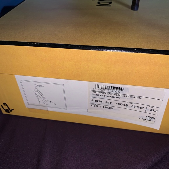AUTHENTIC FENDI HEELS !!! BRAND NEW NEVER WORN BOX INCLUDED - Picture 2 of 4